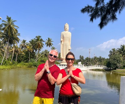 Staying Buddha Statue